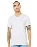 BELLA + CANVAS - Heather CVC V-Neck Tee - 3005CVC - XS - 3XL