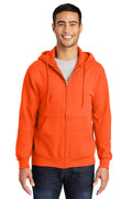 PC90ZH Port & Company® Essential Fleece Full-Zip Hooded Sweatshirt