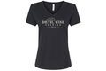 BELLA + CANVAS - Women's Relaxed Heather CVC V-Neck Tee - 6405CVC