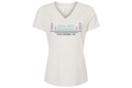 BELLA + CANVAS - Women's Relaxed Triblend Short Sleeve V-Neck Tee - 6415