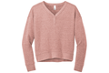 DT1312 District® Women’s Perfect Tri® Fleece V-Neck Sweatshirt