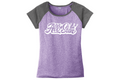 LST362 Sport-Tek® Ladies Heather-On-Heather Contender™ Scoop Neck Tee