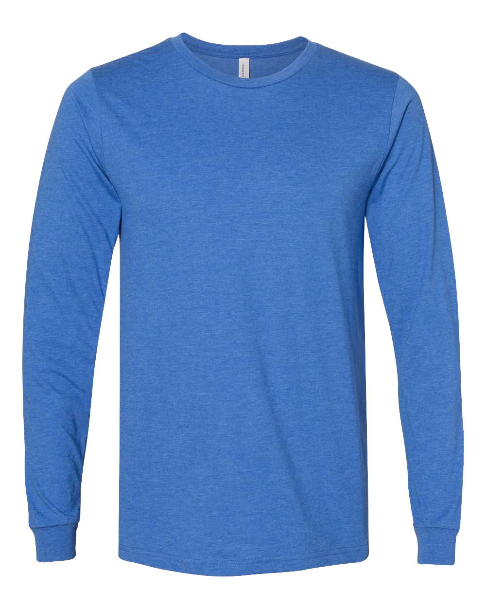 BELLA + CANVAS - Heather CVC Long Sleeve Tee - 3501CVC - XS - 4XL
