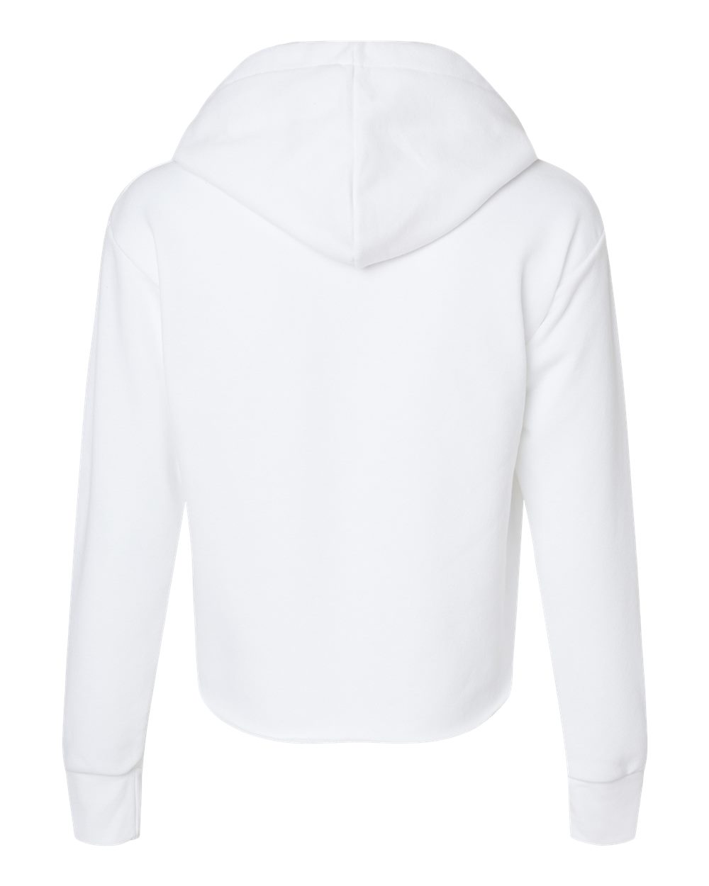 Next Level - Women's Laguna Sueded Raw Edge Crop Hoodie - 9384