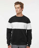 J. America - Varsity Fleece Crewneck Sweatshirt - 8646