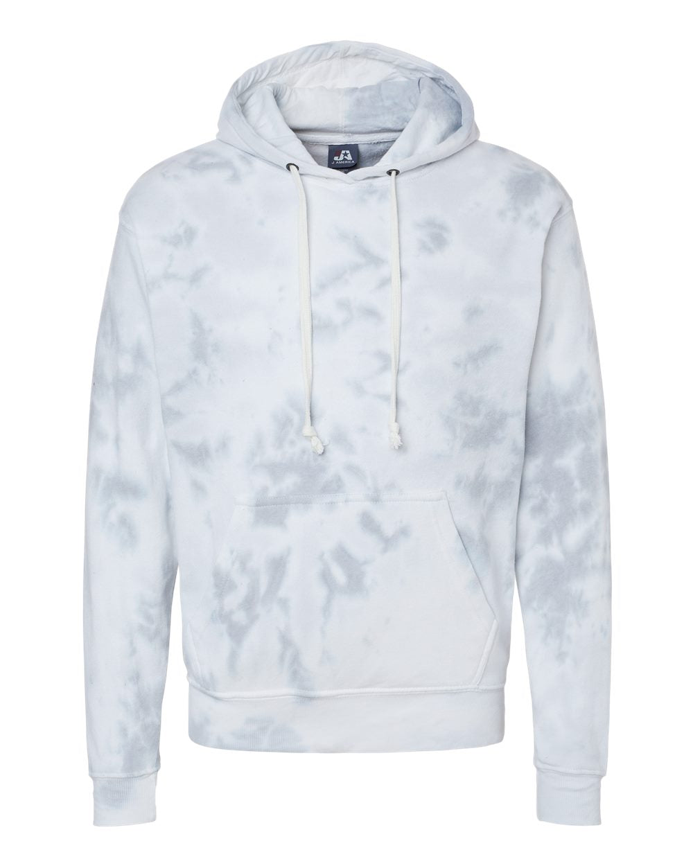 J. America - Tie-Dyed Fleece Hooded Sweatshirt - 8861