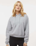 MV Sport - Women's Sueded Fleece Crop Hooded Sweatshirt - W21751