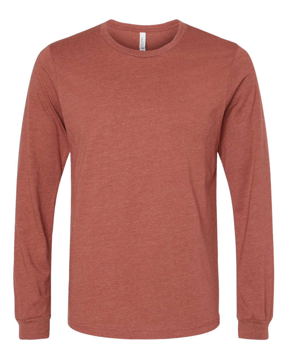 BELLA + CANVAS - Heather CVC Long Sleeve Tee - 3501CVC - XS - 4XL