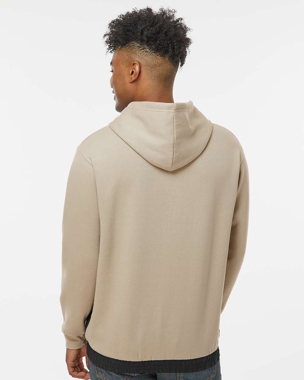 MV Sport - Mixed Media Hooded Sweatshirt - 23112