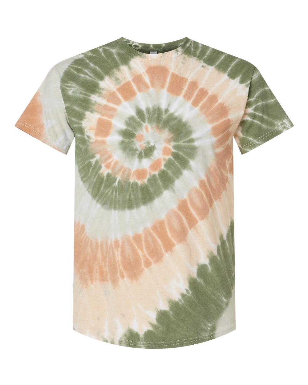 Dyenomite - Multi-Color Spiral Tie-Dyed T-Shirt - 200MS. S-3XL