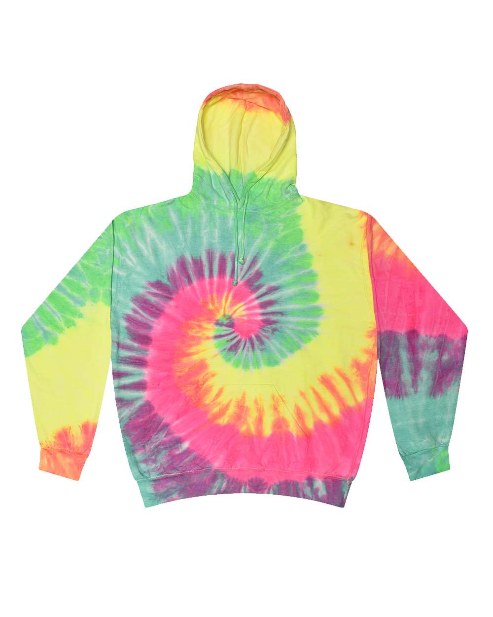 Colortone - Tie-Dyed Hooded Sweatshirt - 8777 - S - 3XL