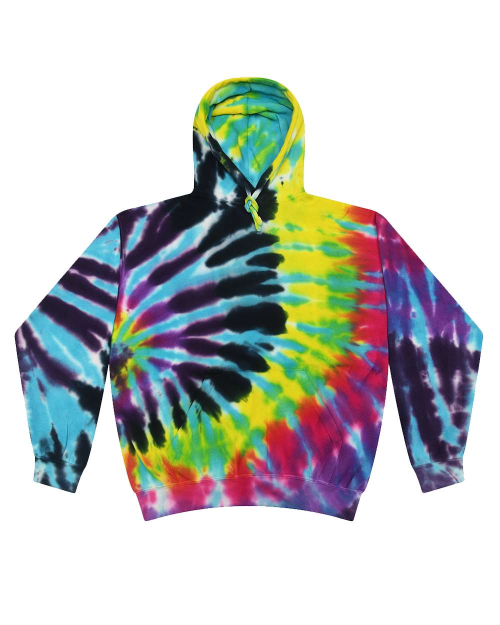 Colortone - Tie-Dyed Hooded Sweatshirt - 8777 - S - 3XL