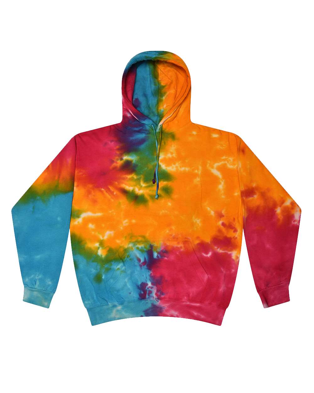 Colortone - Tie-Dyed Hooded Sweatshirt - 8777 - S - 3XL
