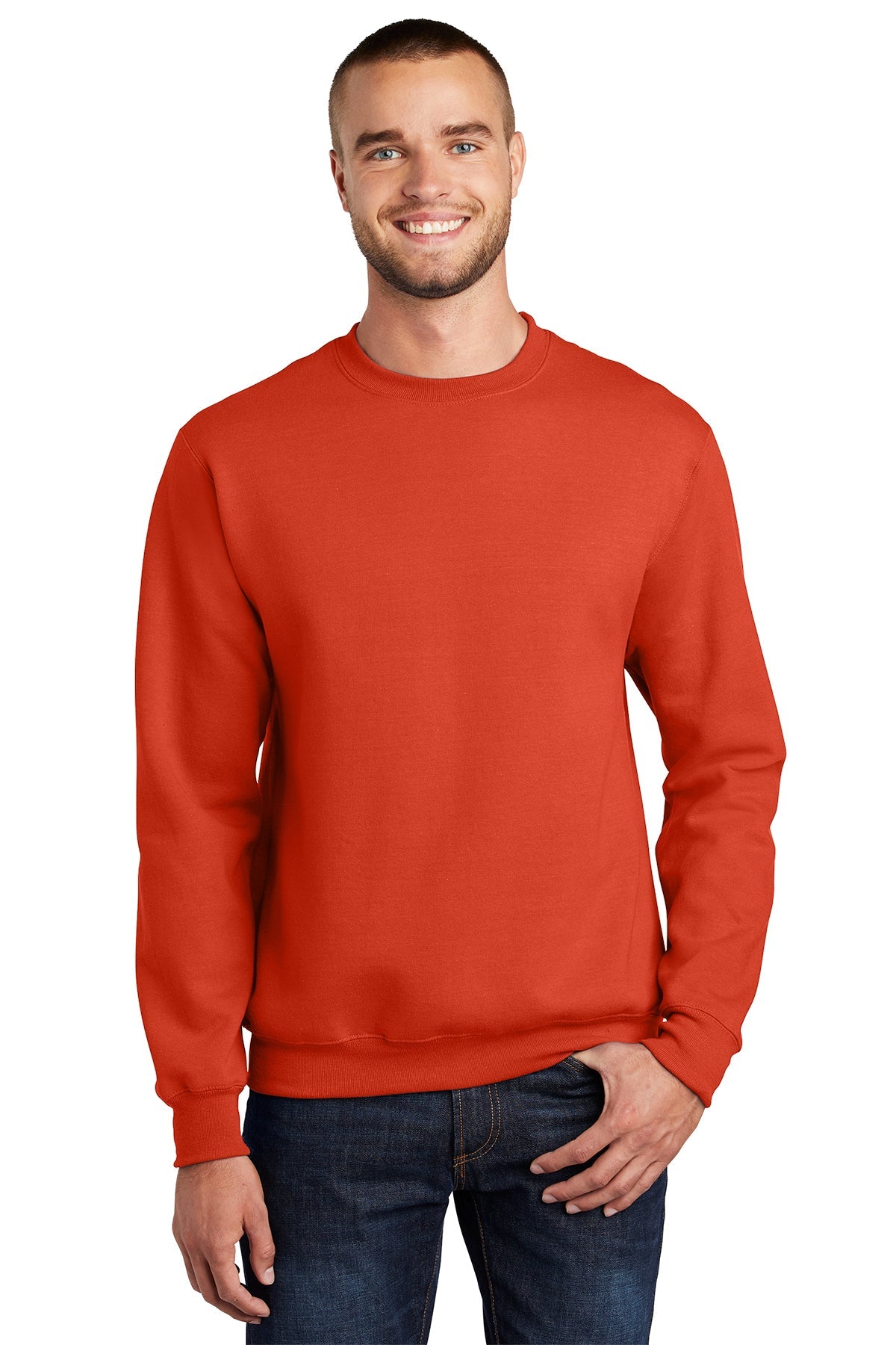 PC90 Port & Company® Essential Fleece Crewneck Sweatshirt. S-4XL