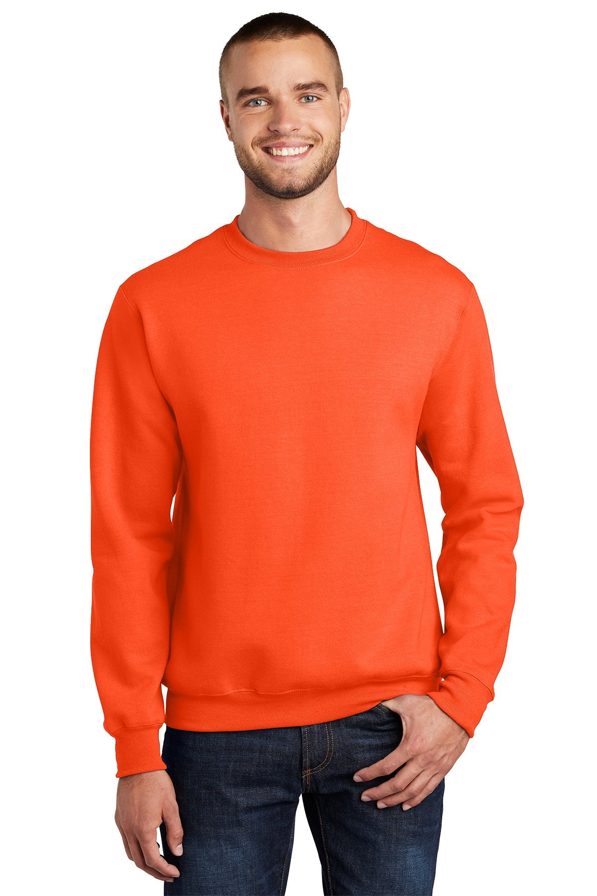 PC90 Port & Company® Essential Fleece Crewneck Sweatshirt. S-4XL