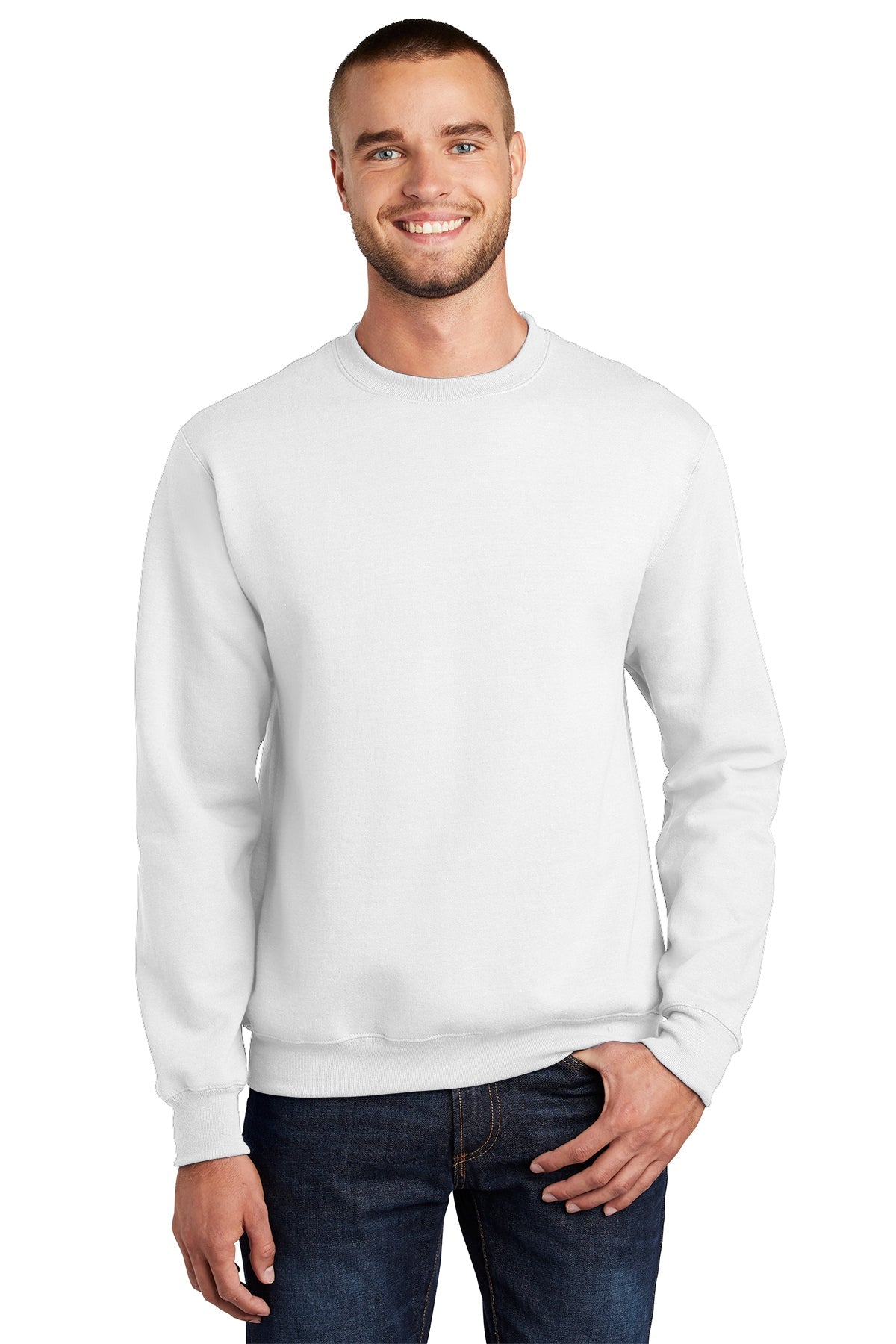 PC90 Port & Company® Essential Fleece Crewneck Sweatshirt. S-4XL