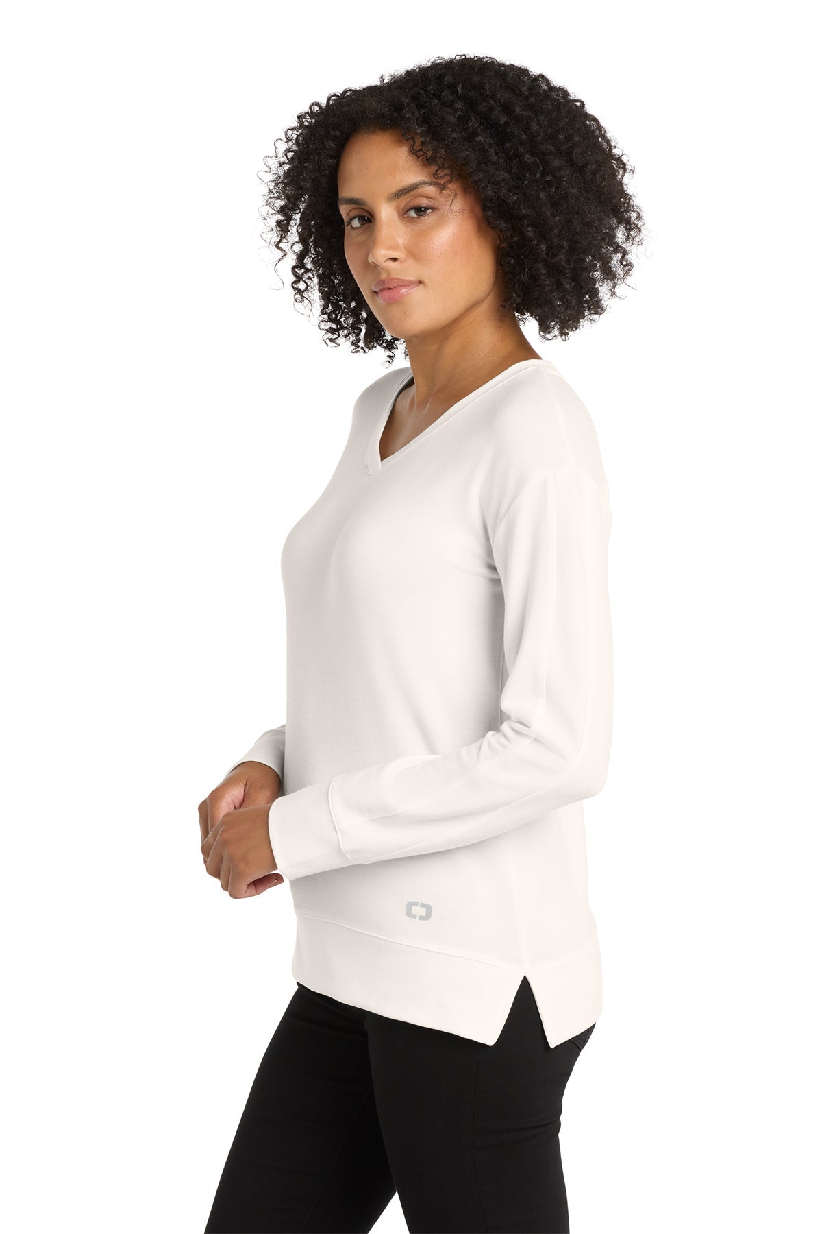 LOG825 OGIO® Women's Luuma Flex Long Sleeve V-Neck