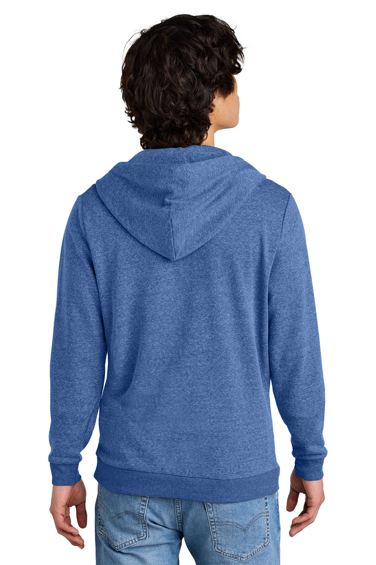 DT1302 District® Perfect Tri® Fleece Full-Zip Hoodie