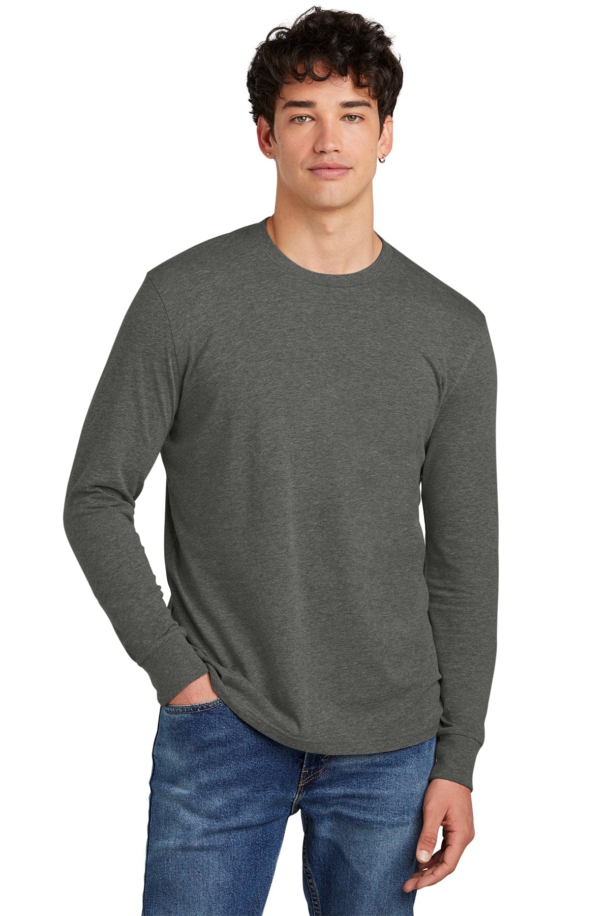 DT109 District® Perfect Blend® CVC Long Sleeve Tee