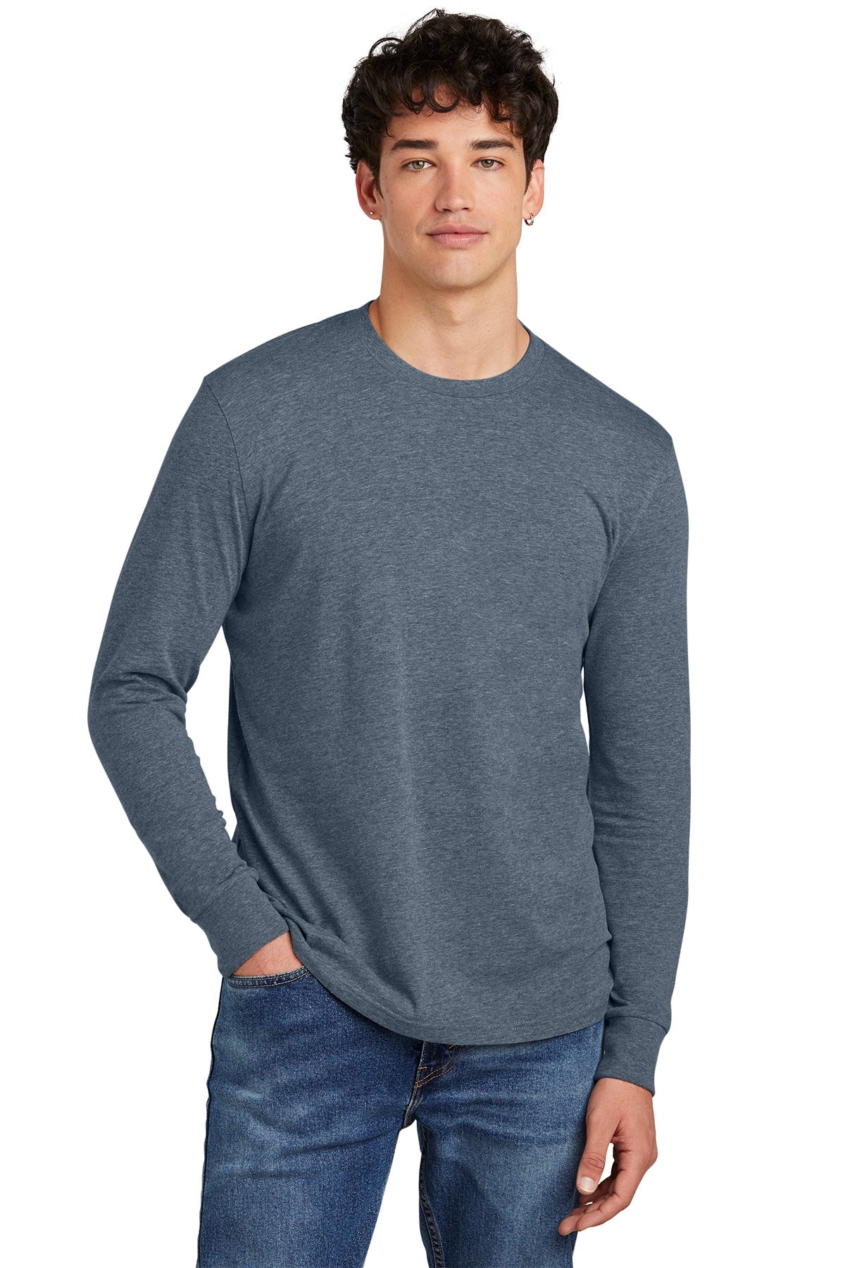 DT109 District® Perfect Blend® CVC Long Sleeve Tee