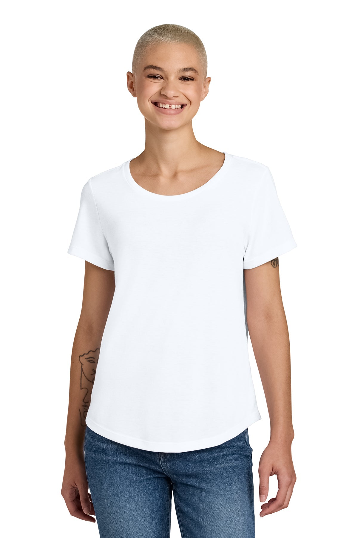 AL2015 Allmade® Women’s Relaxed Tri-Blend Scoop Neck Tee