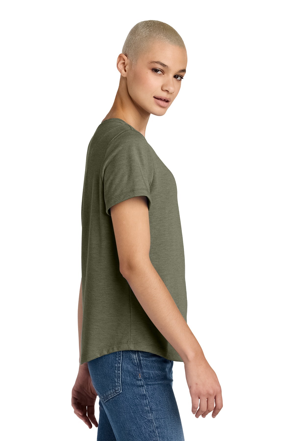 AL2015 Allmade® Women’s Relaxed Tri-Blend Scoop Neck Tee