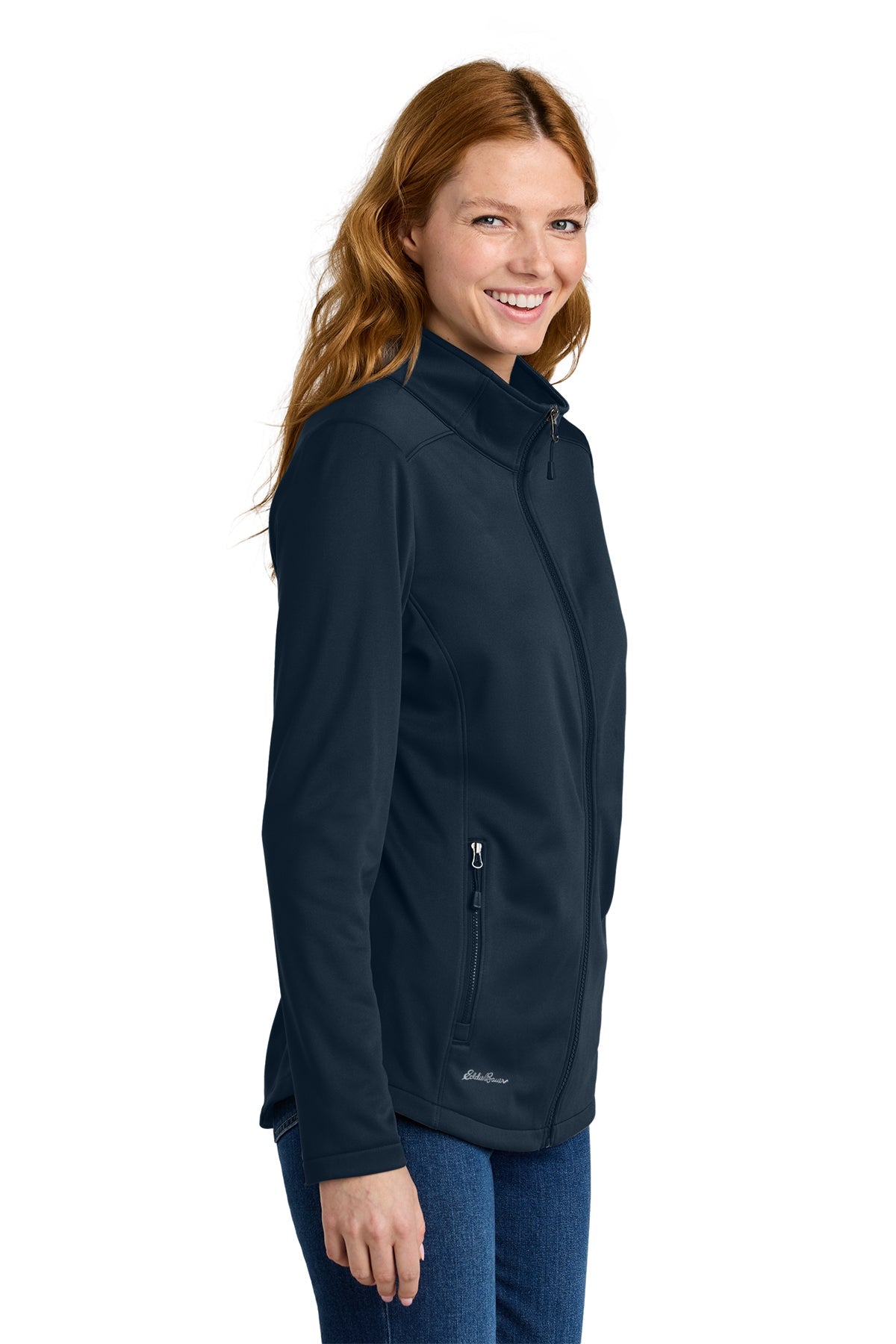 EB2470 Eddie Bauer® Women’s Smooth Mid Layer Fleece Full-Zip