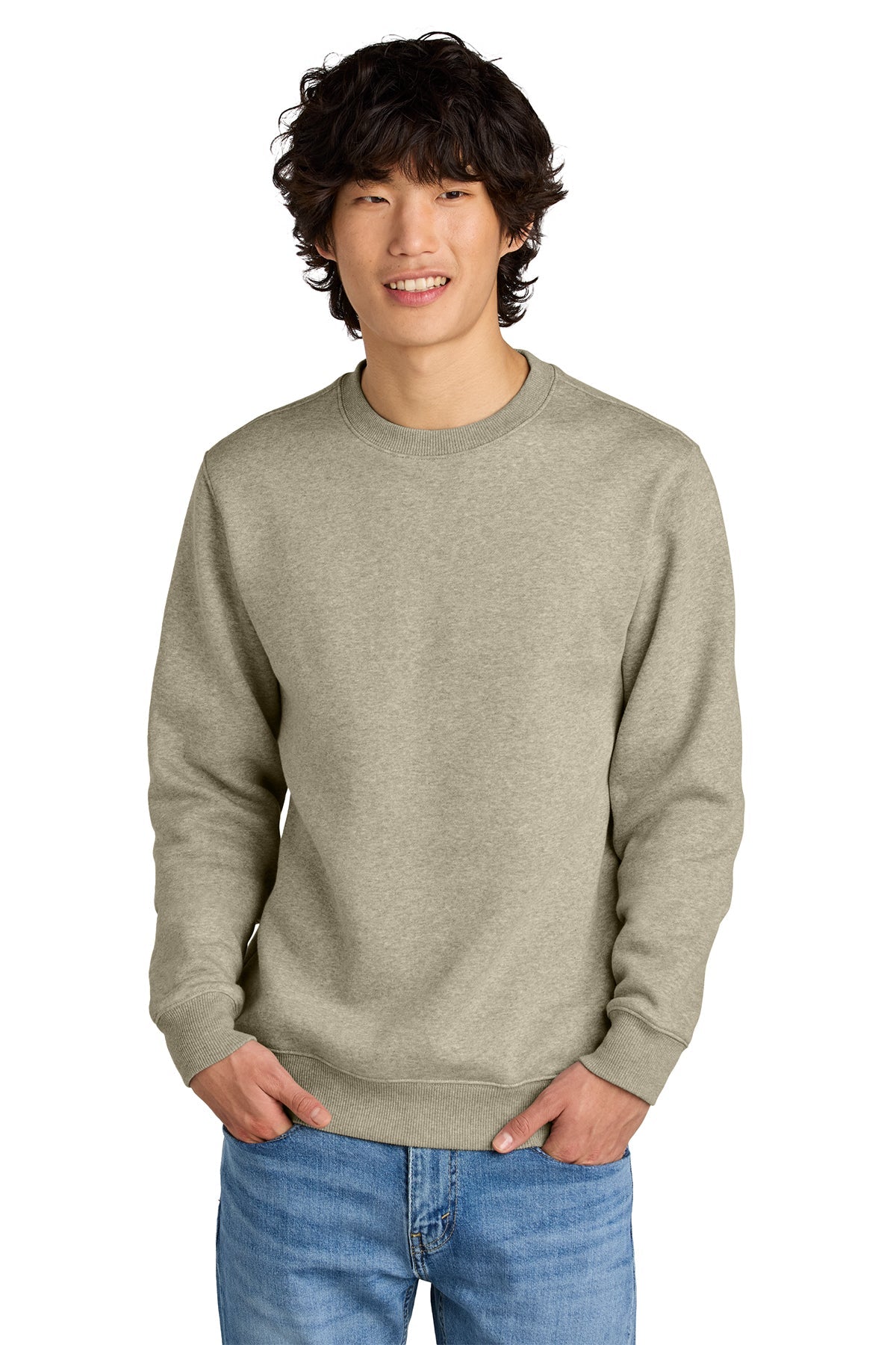 DT1106 District® Perfect Weight® Fleece Crew