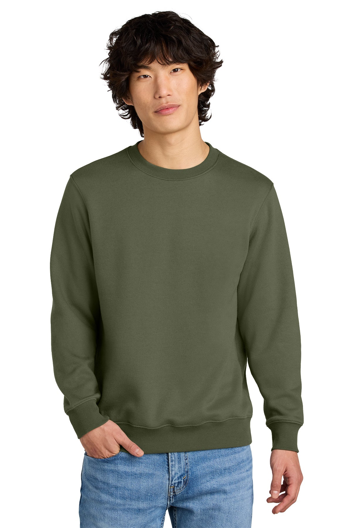 DT1106 District® Perfect Weight® Fleece Crew