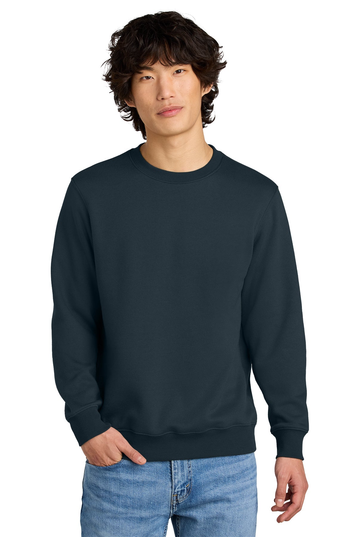 DT1106 District® Perfect Weight® Fleece Crew