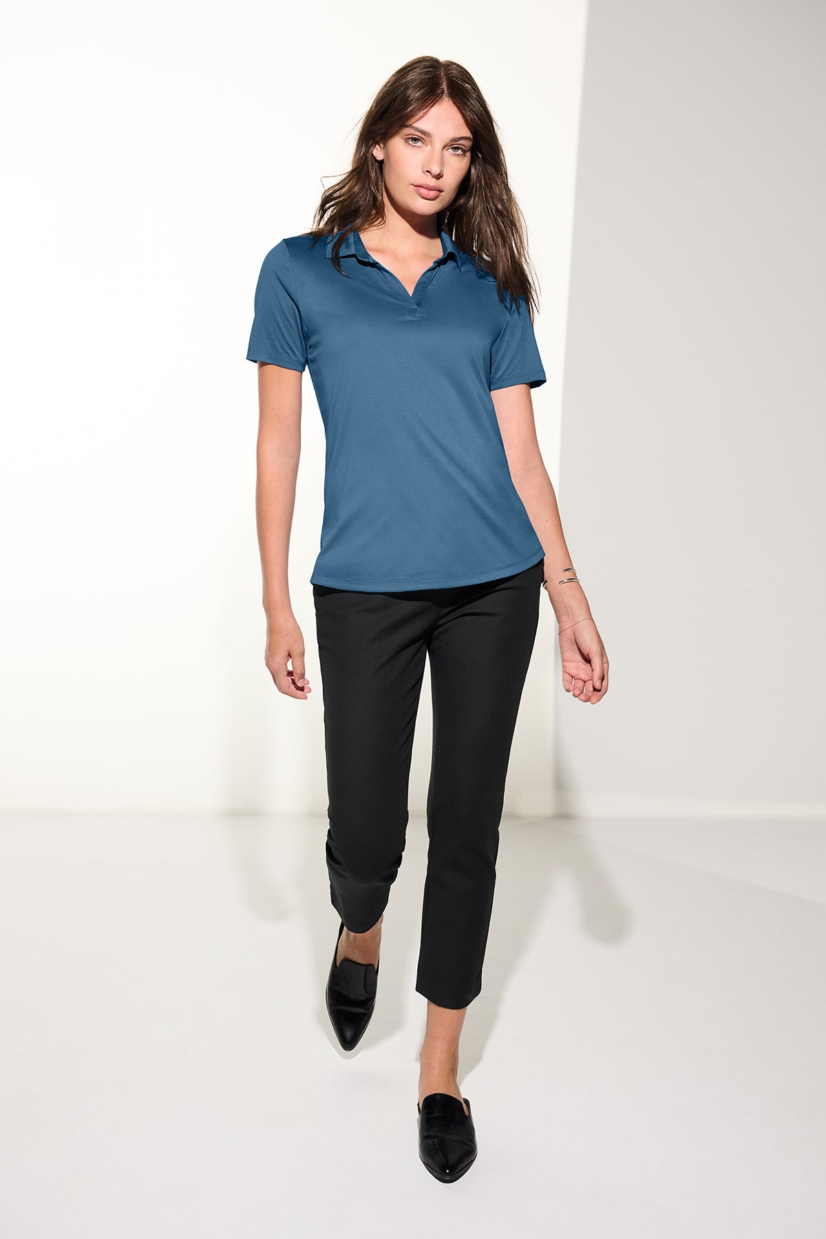 MM1021 Mercer+Mettle® Women’s Recharge Jersey Polo