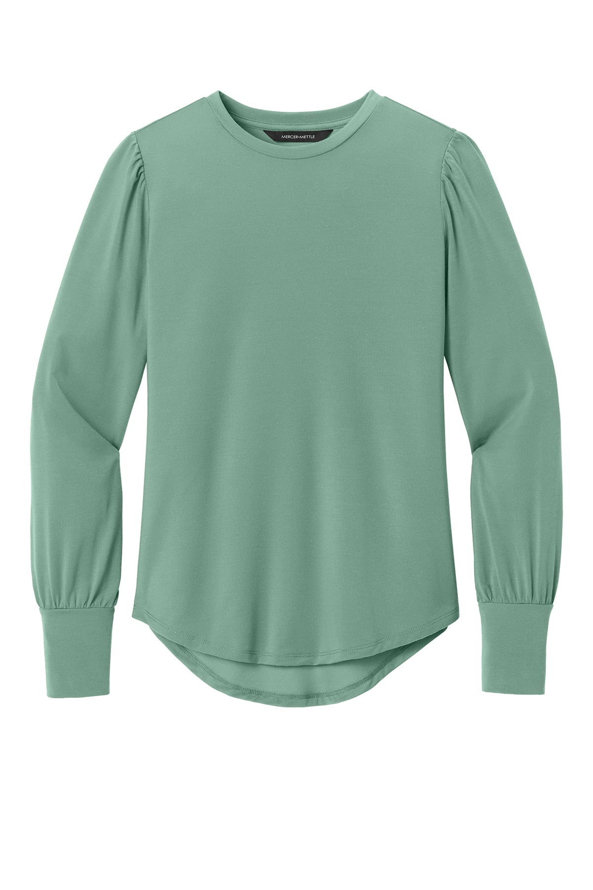 MM1019 Mercer+Mettle® Women’s Stretch Jersey Long Sleeve Blouson Top