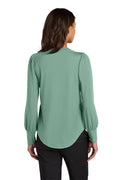 MM1019 Mercer+Mettle® Women’s Stretch Jersey Long Sleeve Blouson Top