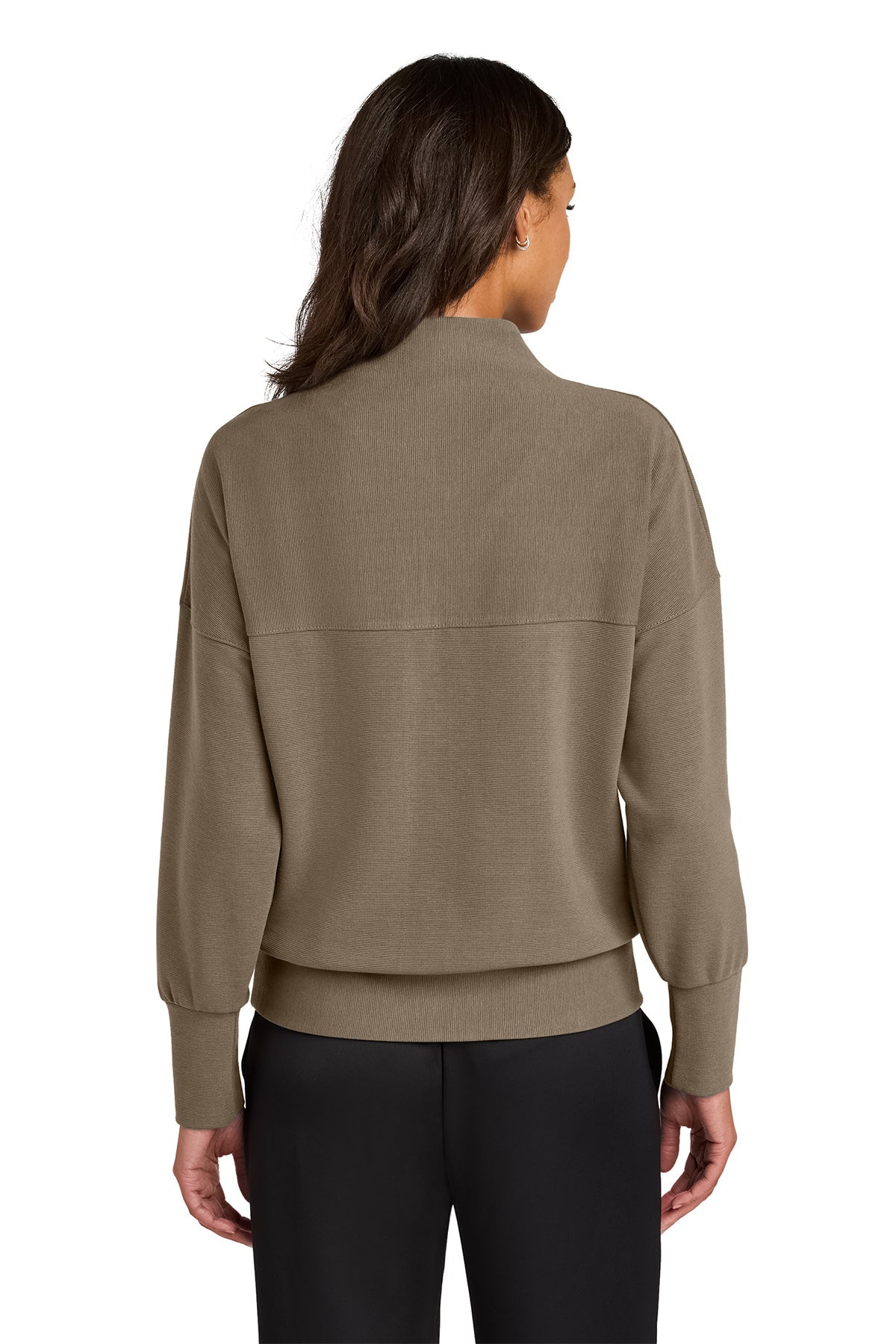 MM3041 Mercer+Mettle® Women’s Linear Texture 1/4-Zip