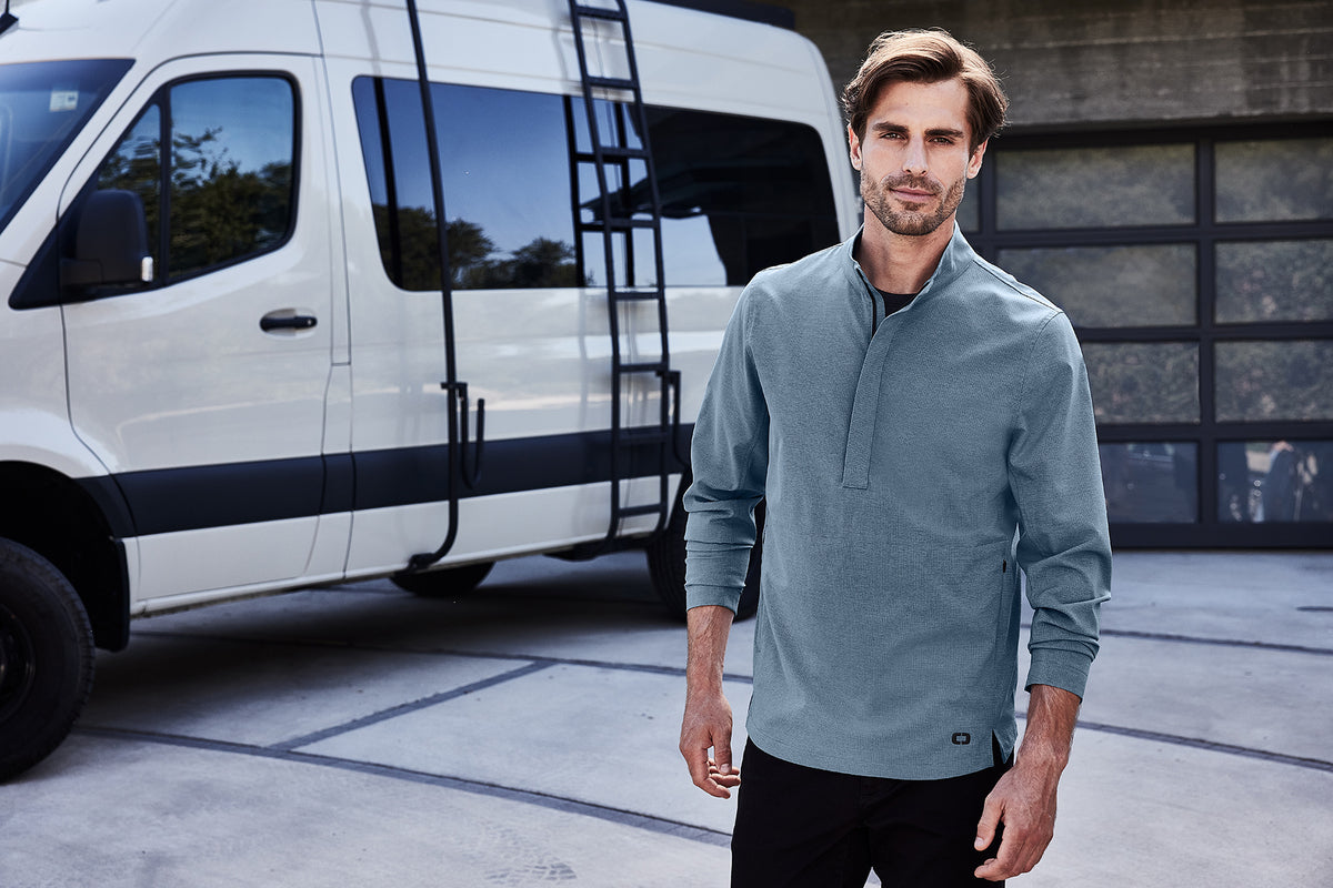 OG1003 OGIO® Aspect 1/2-Zip Pullover