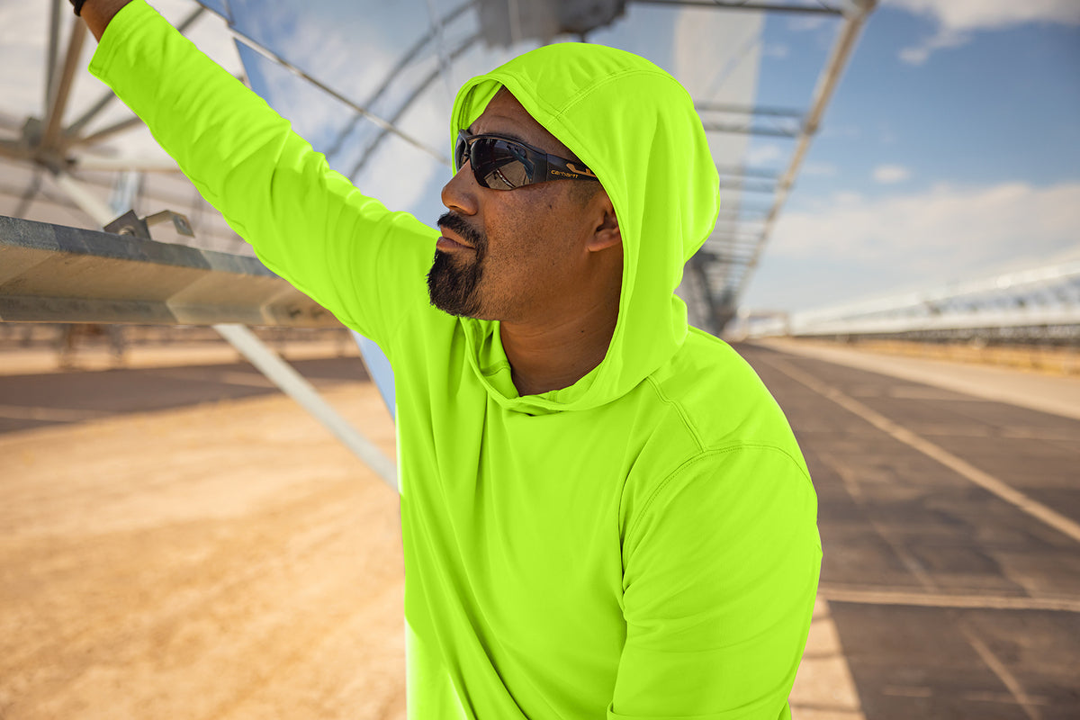 CT106923 Carhartt Force® Sun Defender™ Long Sleeve Hooded T-Shirt