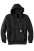 CT100617 Carhartt® Rain Defender® Paxton Heavyweight Hooded Zip Mock Sweatshirt