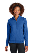 LST857 Sport-Tek® Women's Sport-Wick® Stretch Full-Zip Cadet Jacket