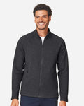 North End Men's Spirit Textured Full-Zip - NE727