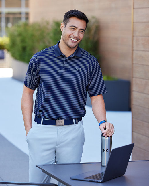 1377376 Under Armour Men's 3.0 Striped Perf Polo