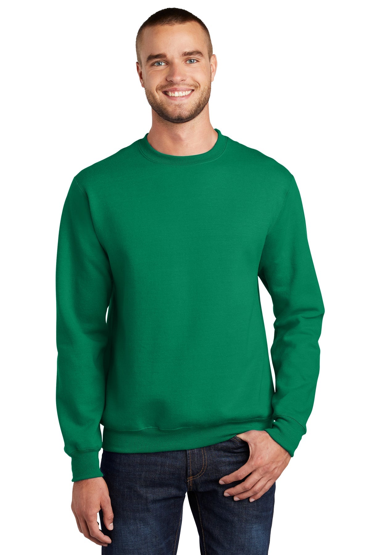 PC90 Port & Company® Essential Fleece Crewneck Sweatshirt. S-4XL