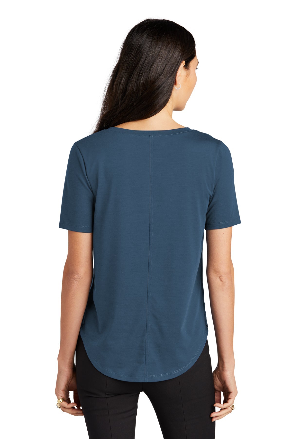 MM1017 Mercer+Mettle® Women’s Stretch Jersey Relaxed Scoop