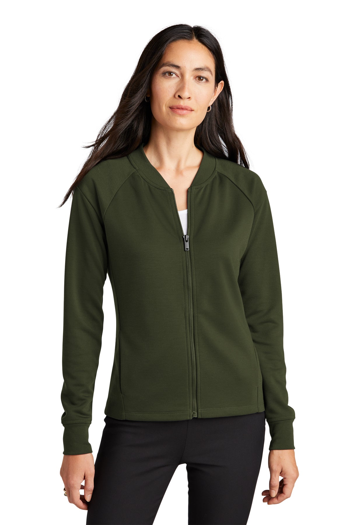 MM3001 Mercer+Mettle® Women's Double-Knit Bomber