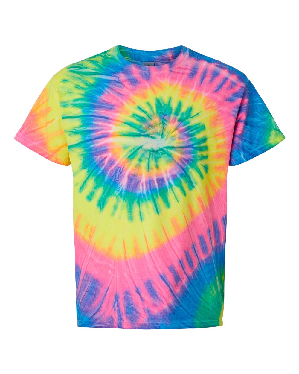 Dyenomite - Multi-Color Spiral Tie-Dyed T-Shirt - 200MS. S-3XL