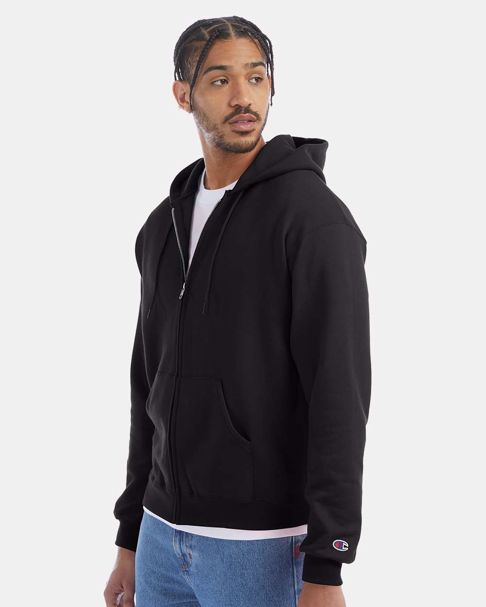 Champion - Powerblend® Full-Zip Hooded Sweatshirt - S800