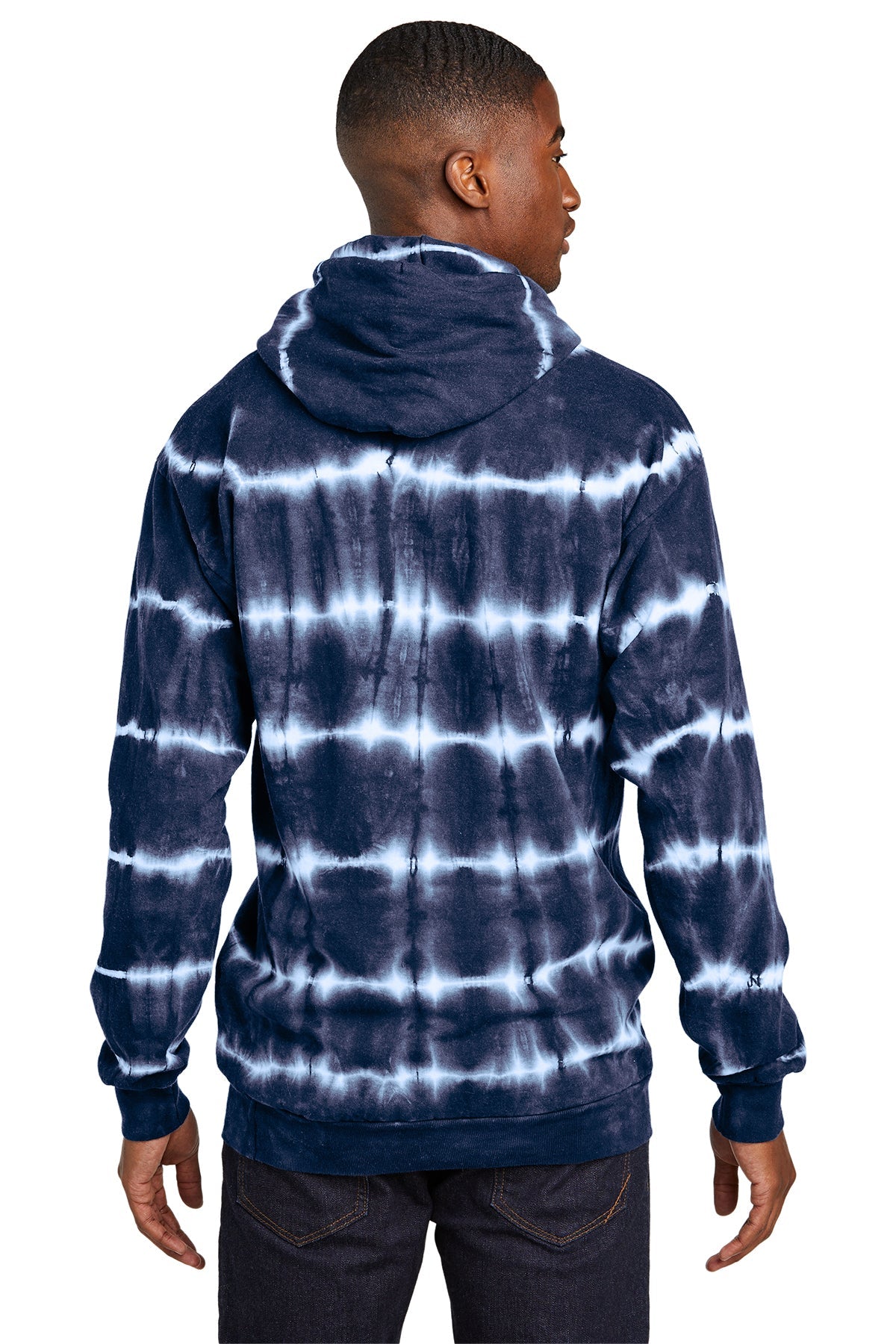 PC143 Port & Company ®Allover Stripe Tie-Dye Fleece