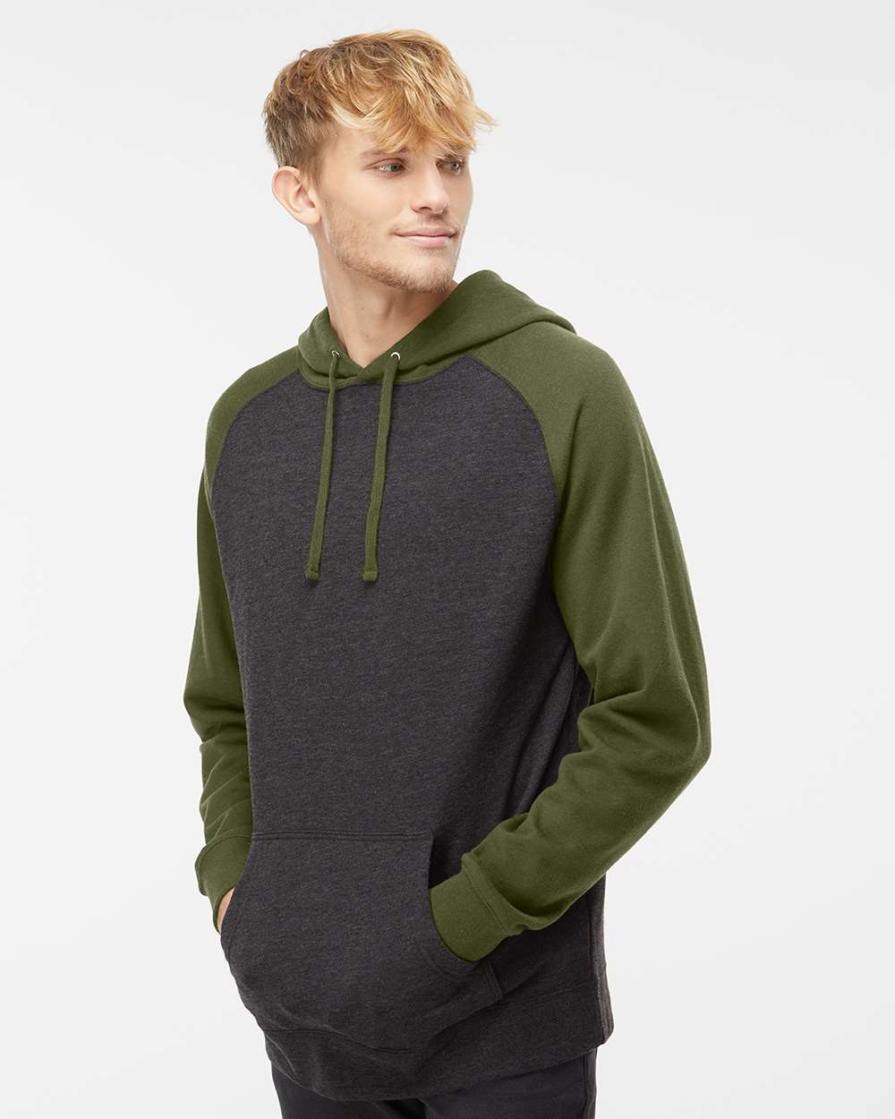 Independent Trading Co. - Raglan Hooded Sweatshirt - IND40RP