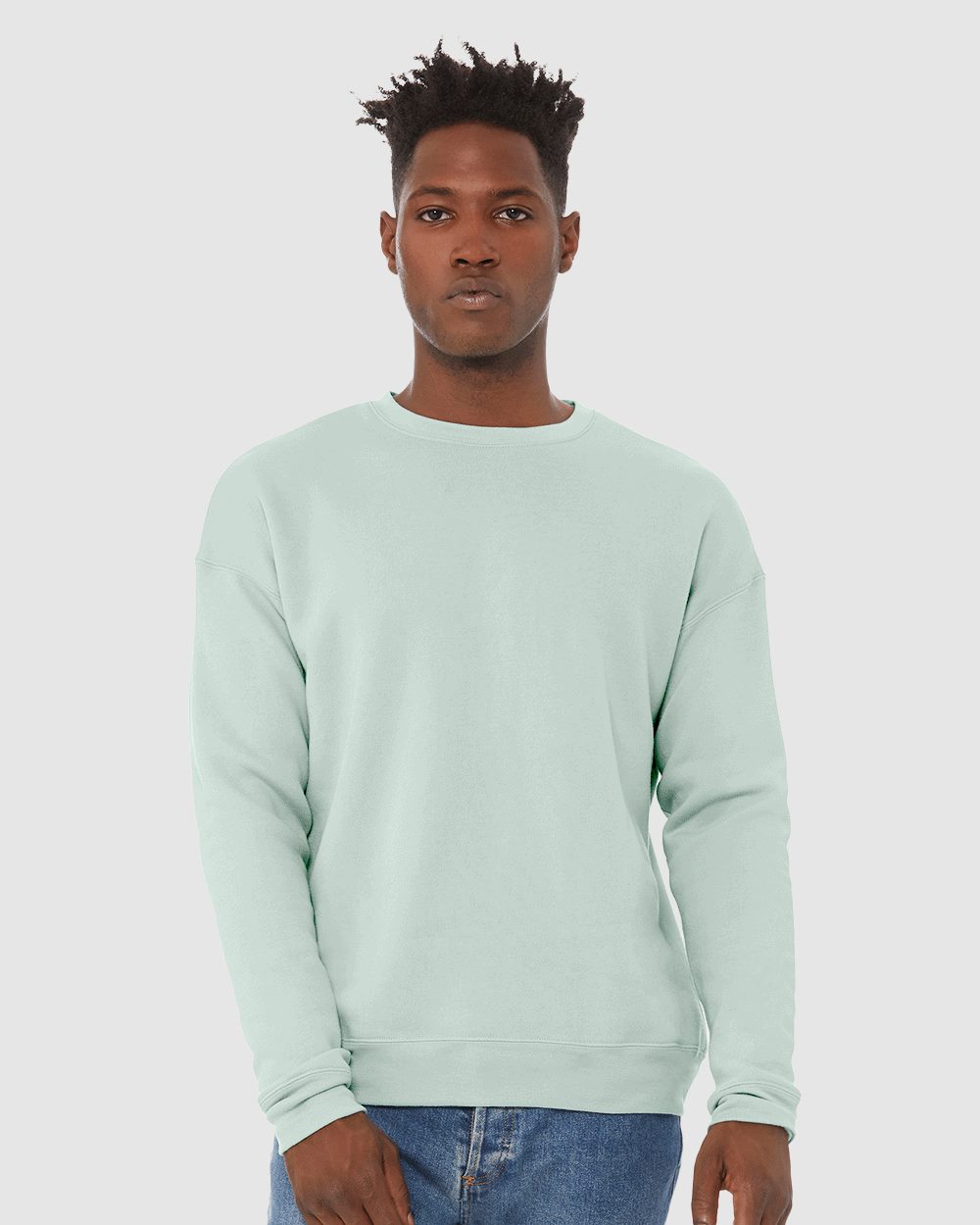 BELLA + CANVAS - Sponge Fleece Drop Shoulder Crewneck Sweatshirt - 3945 - XS - 2XL
