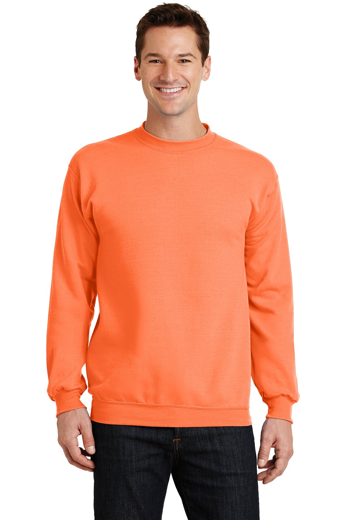 PC78 Port & Company® Core Fleece Crewneck Sweatshirt. S-4XL