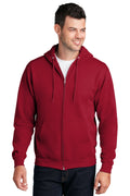 PC78ZH Port & Company® Core Fleece Full-Zip Hooded Sweatshirt. S-6XL